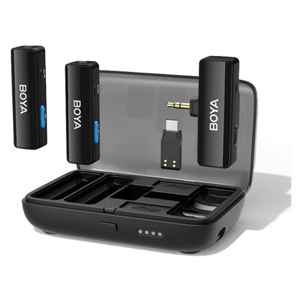 Boya BOYALINK 2 C2 2.4G Dual-Channel All-in-one Wireless Microphone (BOYALINK 2 C2)