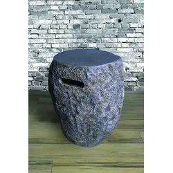 Gardenforma Abdeckung für Gasflaschen, Naturstein-Optik Faser-Beton, für 11 kg Gasbehälter Beton