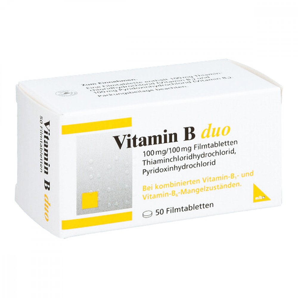 MIBE GmbH Arzneimittel Vitamin B Duo Filmtabletten 07233664