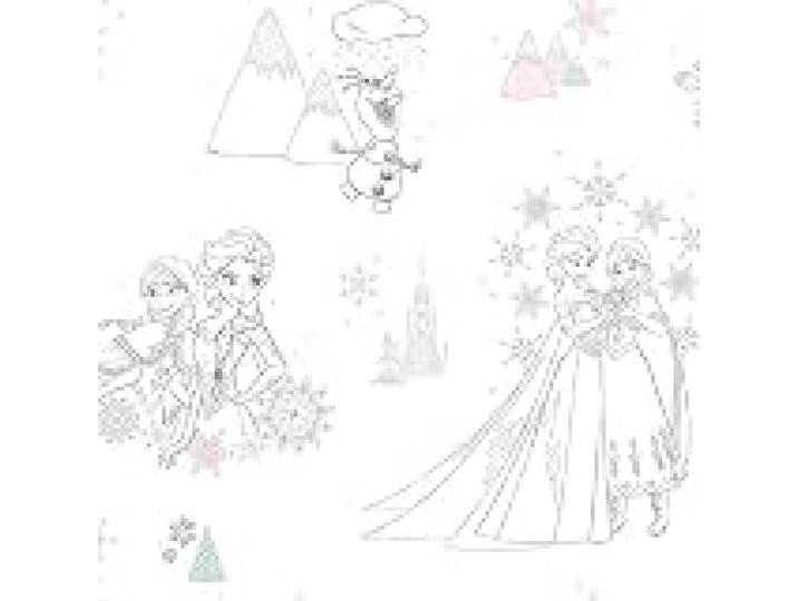 RoomMates Papier peint Motif La Reine des neiges Disney