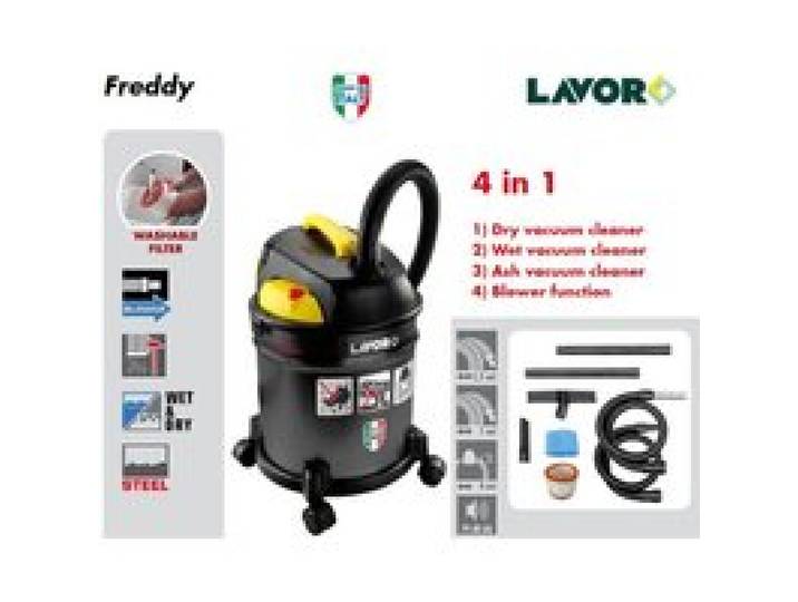 Aspirateur 4 en 1 (cendre poussière eau et fonction soufflerie) 1000W 20L 35L/s FREDDY Lavor