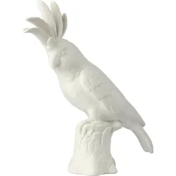 Skulptur Cockatoo 32 cm, weiß
