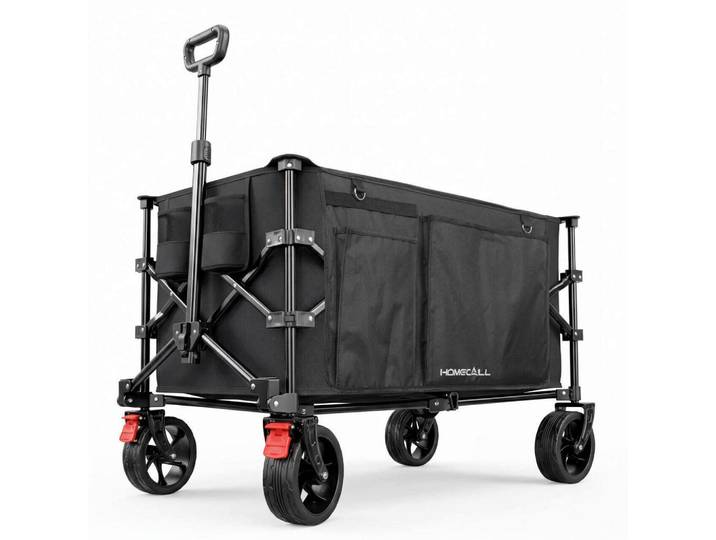 Modante Bollerwagen, Schwarz, Metall, 92x56x106 cm, Freizeit & Co, Gartenspielzeug, Bollerwagen