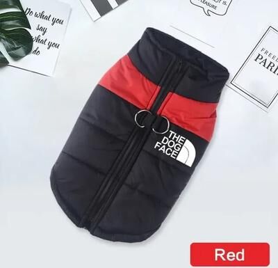 Uplifted Goods Reflective Winter Pet Sports Hoodie red 4xl