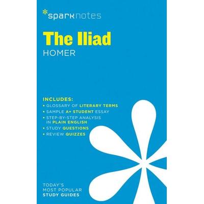 The Iliad Sparknotes Literature Guide, Taschenbuch von Sparknotes,Homer, Union Square & Co., 978-1-4114-6975-4