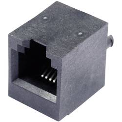 BEL Stewart Connectors SS65600-002F Modular-Einbaubuchse vertikal ungeschirmt SS65600-002F Buchse, Einbau vertikal Pole: 6P4C Schwarz 1 St.