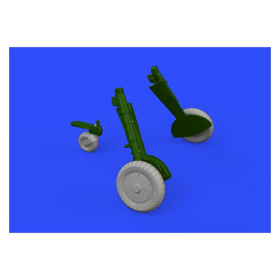 Eduard Bf 109G-6 wheels for Tamiya (648400)