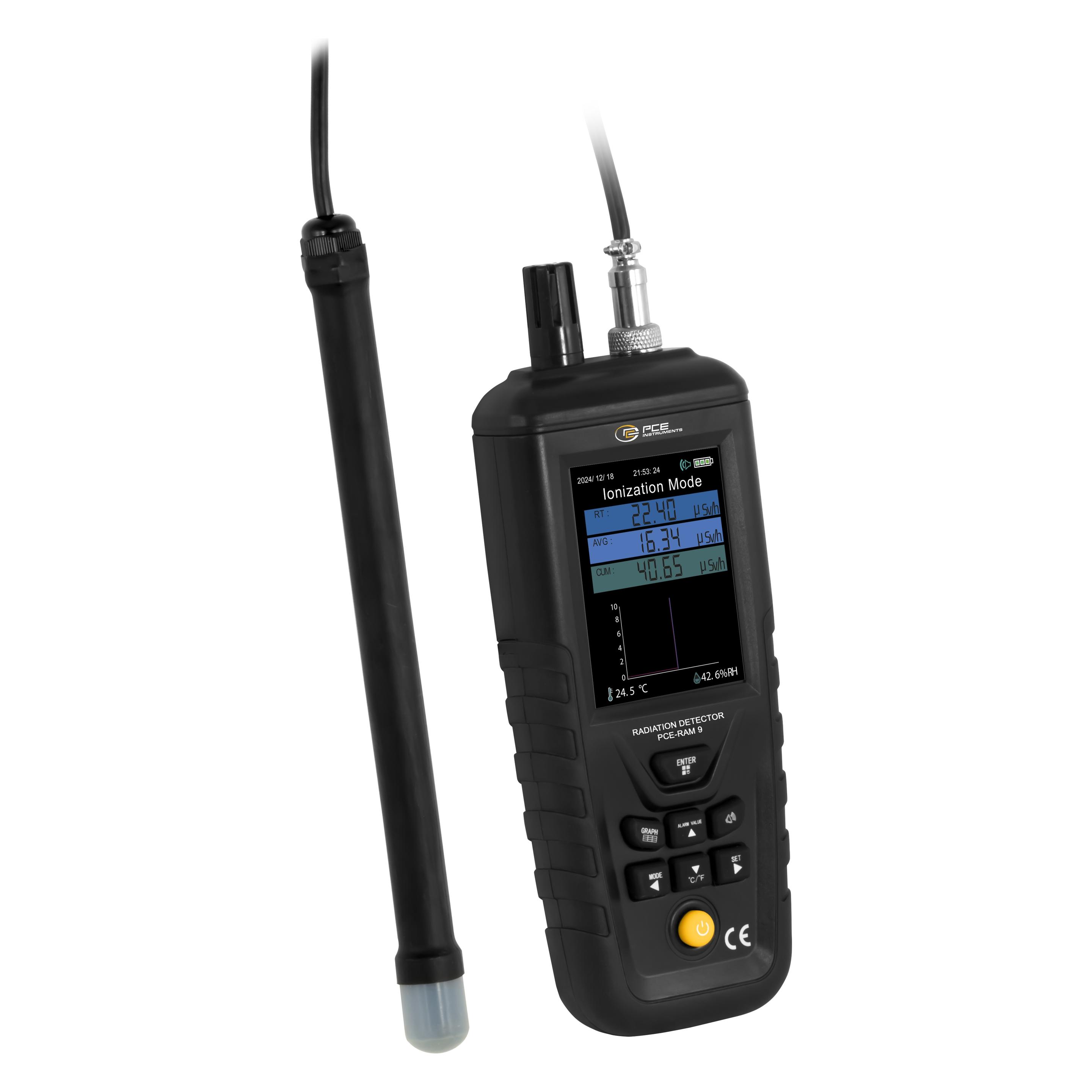 PCE Instruments Geiger-Müller-Zählrohr (PCE-RAM 9)