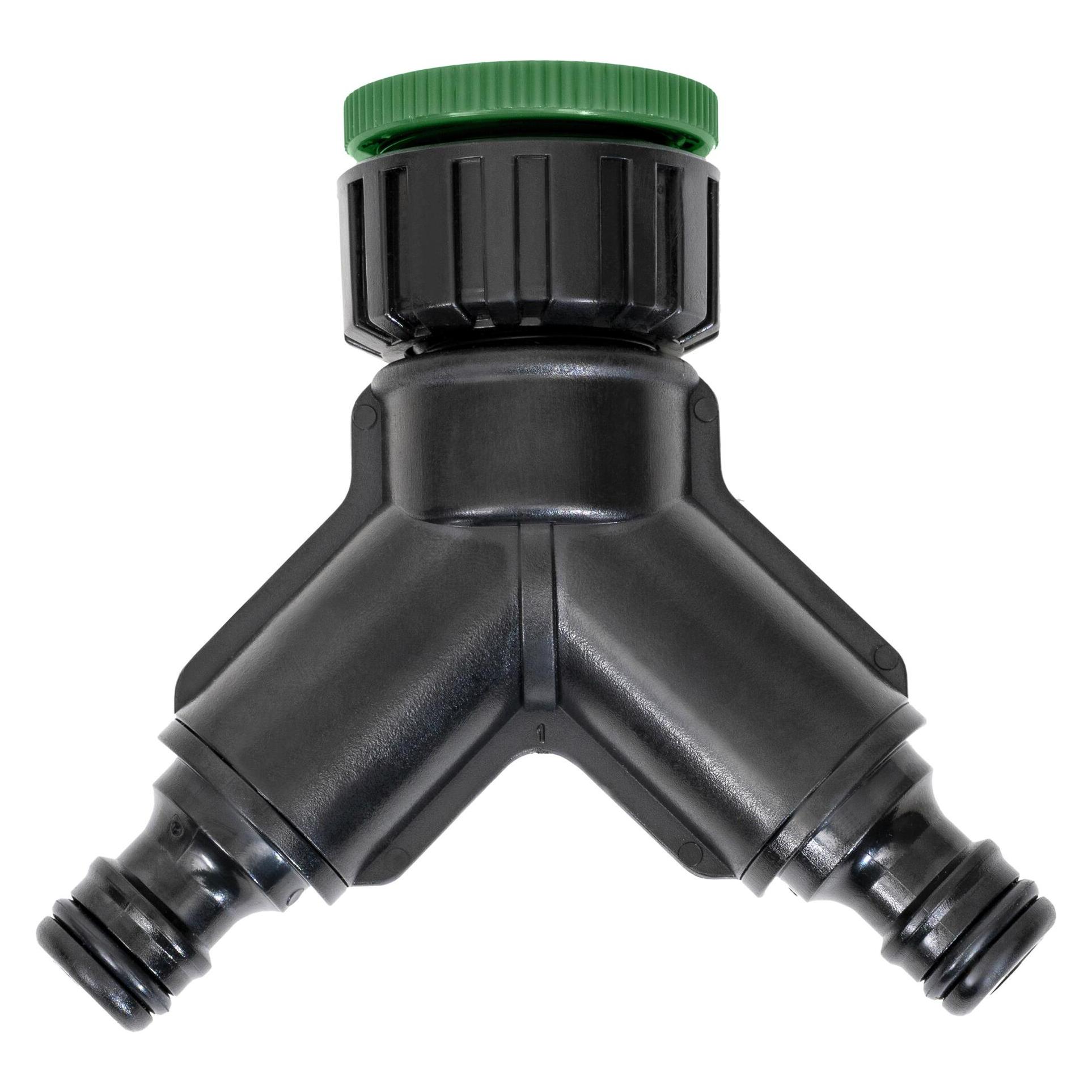 Stier Garden STIER 2 Wege-Ventil / Verteiler Premium 33,3mm G1 Zoll und 26,5mm G3/4 Zoll (Schlauchverbinder, 26.50 mm) (88732749)