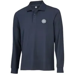 Mercedes-Benz Poloshirt Langarm Herren blau Größe L B66042039 - L