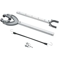 VEVOR verstellbarer Heckspiegelschoner Transom Saver (60,96-91,44 mm) mit robustem Kopf, korrosionsbeständiger Heckspiegelschoner Außenbordmotoren unter 100 PS, für Roller Anhänger Boot
