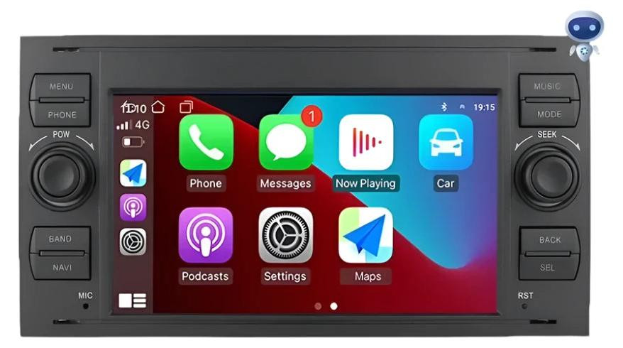 Selius Auto Multimedia Speler voor Ford Focus 2007 met Carplay en Navigatiesysteem - 1GB/16GB