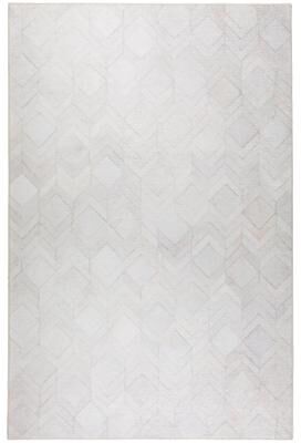 Addison Rugs Laredo Chevron Diamond Faux Hide Patchwork Area Rug.
