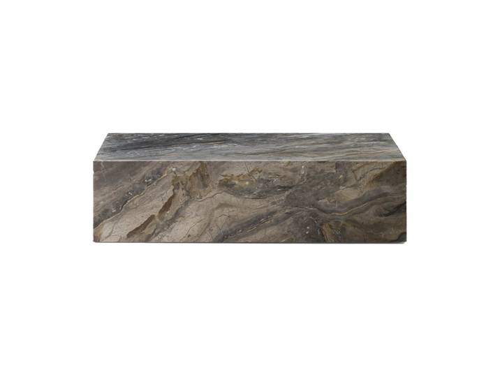 Audo Copenhagen Plinth Couchtisch Grey galaxy, low