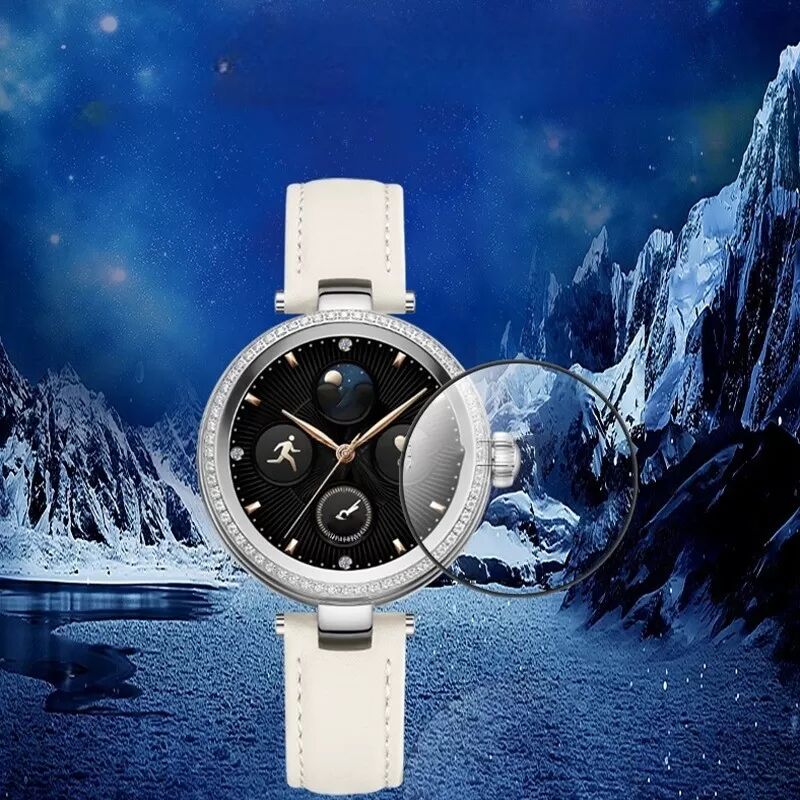 INF 3D Gebogener Weicher TPU Displayschutz (2er-Pack) kompatibel mit Honor Choice SAGA Smartwatch 2