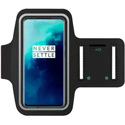 SmartFitness OnePlus 7T Pro Handy Sport Armband, Smartphone Sportarmband, Schwarz