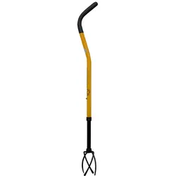 TORNADICA Manueller Kultivator Mini Gartenkralle Vertikutierer Wurzelzieher Unkrautkralle mit Stiel Gartenfräse Bodenlockerer Unkrautstecher