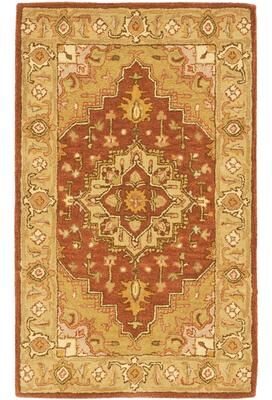 SAFAVIEH Handmade Heritage Aja Traditional Oriental Wool Rug
