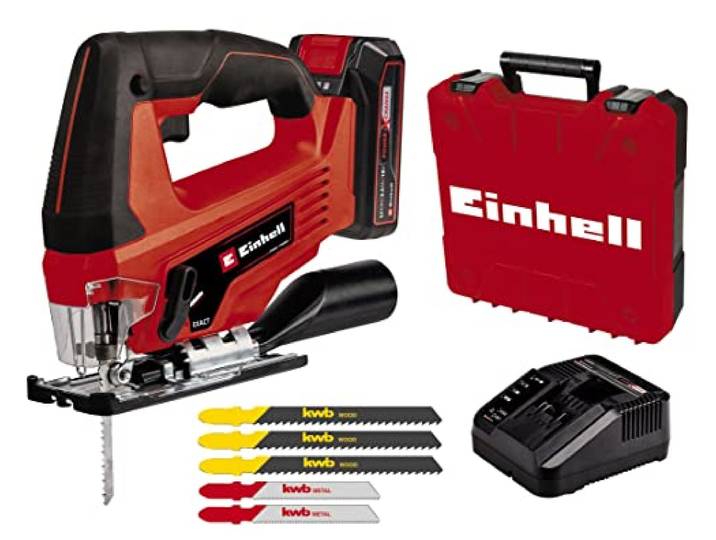 Einhell accu-decoupeerzaag TC-JS 18 Li (1x2,5 Ah)