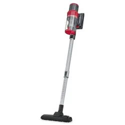 CleanMaxx Akku-Hand- und Stielsauger 22.2 V Grau/Rot, Staubsauger, Rot, Grau