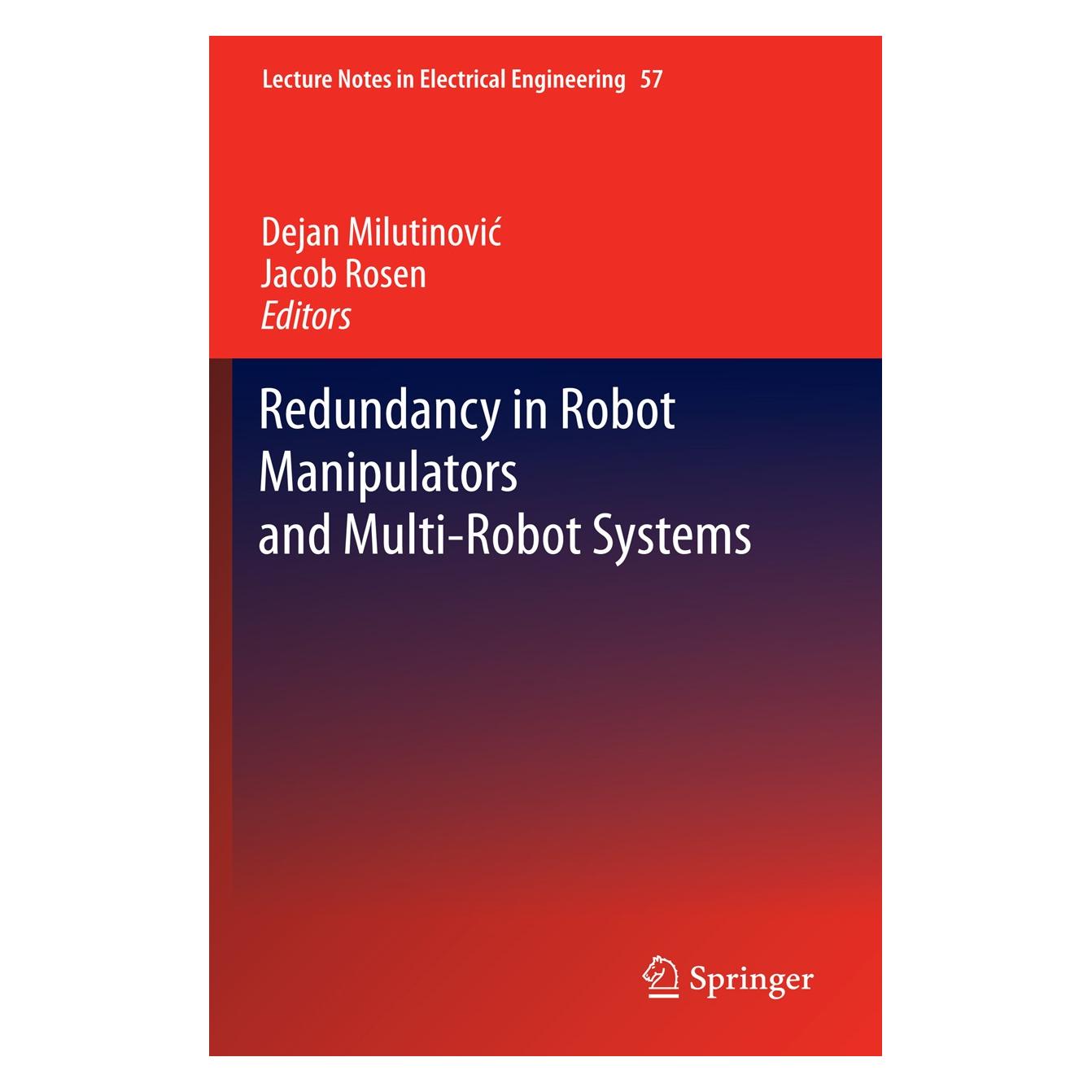 Springer Redundancy in Robot Manipulators and Mu (9783642339707)