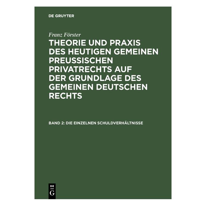 De Gruyter Förster:Franz Förster: Theorie und Prax (Deutsch, Hardcover, Franz Förster) (67774839)