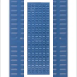 PROREGAL Orthogonale Schlitzplatte | HxB 148,2x45,6cm | Lichtblau