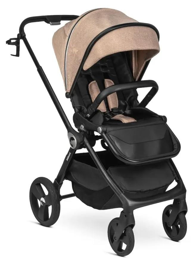 Kidnort Buggy IJsbeer, bruin, verstelbaar tot 22 kg, inclusief accessoires