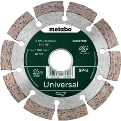 Metabo Diamanttrennscheibe 125x22,23mm"SP-U"Universal "SP"