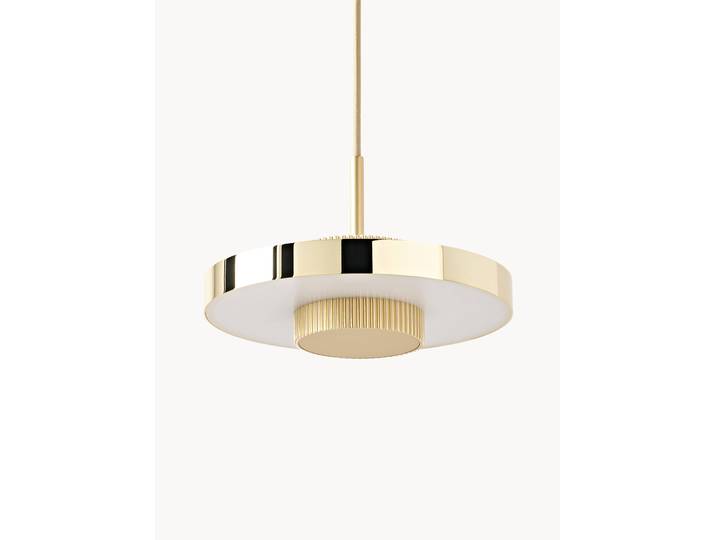 LED-Pendelleuchte Elna mit geriffeltem Sockel