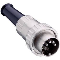 Lumberg 0132 03 DIN-Rundsteckverbinder Stecker, gerade Polzahl: 3 Silber 1 St.