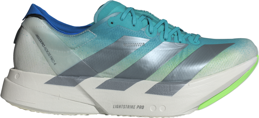 Adidas Adizero Adios PRO 4 Laufschuhe Herren Hi-Res Aqua Gr. 48 2/3