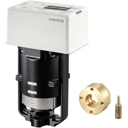 Oventrop Elektromotorischer Stellantrieb 1158022 24 V, mit Federrückzug/Adapter, stromlos geöffnet