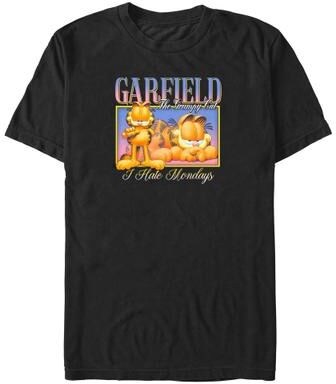 Men's Big & Tall Garfield Monday Vibe by Mad Engine in Black (Size 4XLT)