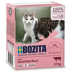 BOZITA Feline Stückchen in Soße mit Rindfleisch 370 g