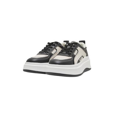 Sneaker BUFFALO "Buffalo ZAVO ONE - VEGAN NAPPA", Damen, Gr. 39, schwarz-weiß (schwarz, weiß), Kunstfaser, Schuhe Sneaker