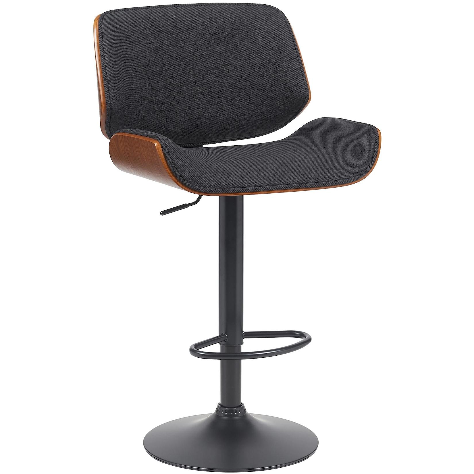 CLP Barhocker Beverley B Stoff - Farbe: walnuss/schwarz