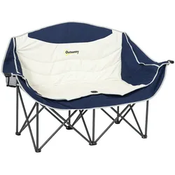 CAMPINGSTUHL Metall Oxfordstoff Blau