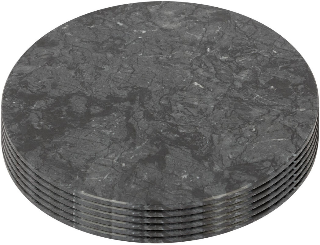 Argon Tableware Marble Stone Placemant Black