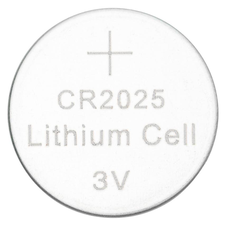 Q-Connect Lithium Knopfzellen (4 Stk., CR2025, 150 mAh) (KF14559)