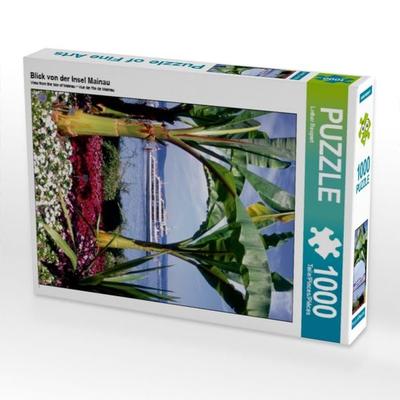 CALVENDO Puzzle Blick von der Insel Mainau | 1000 Teile Lege-Größe 64x48cm Foto-Puzzle für glückliche Stunden