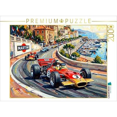 CALVENDO Puzzle Jochen Rindt wurde 1970 mit einem Monoposto von Lotus der erste österreichische Weltmeister der Formel 1. | 2000 Teile Lege-Größe