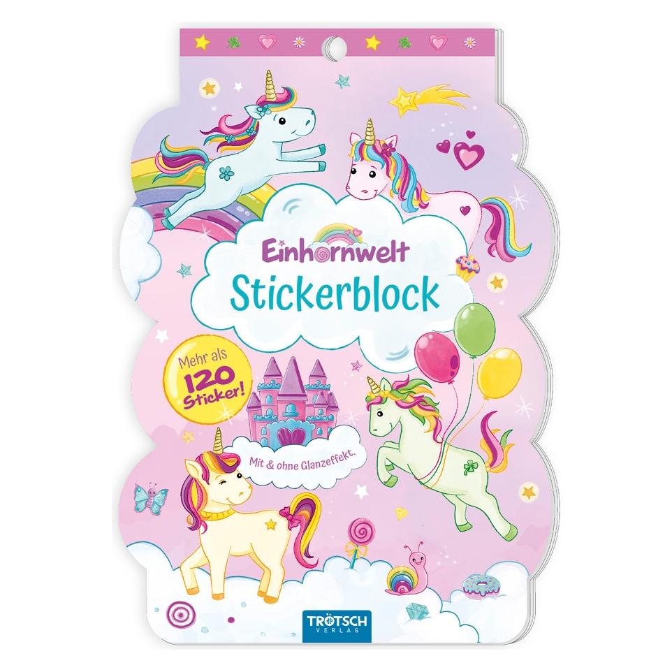 Magni Trötsch Stickerblock Einhornwelt (120 Sticker) (42969129)