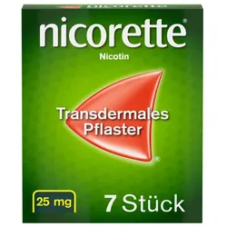 nicorette TX Pflaster 25mg Nikotin zur Rauchentwöhnung 7 St