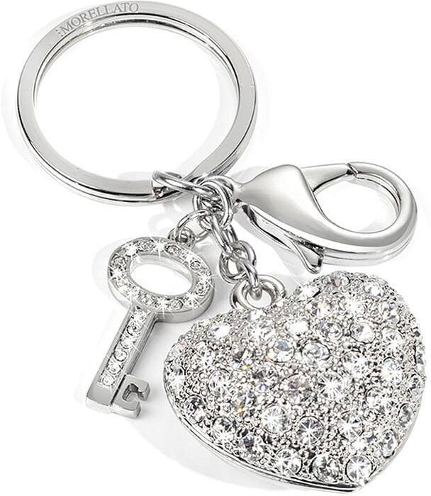 Porte-Clés Morellato En Acier Et Cristal Femme