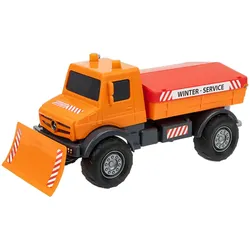 Mercedes-Benz Unimog Modellauto Spielzeug Winterdienst Orange UNIL0059