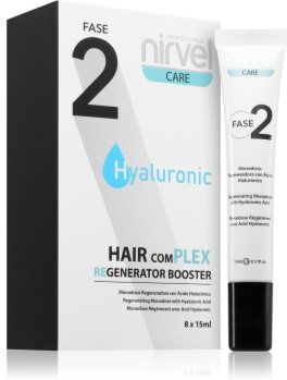 Nirvel Fase 2 tratamento regenerador para cabelo danificado 8x15 ml. Fase 2