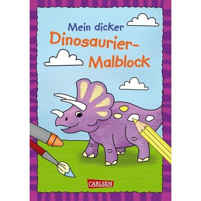 Mein dicker Dinosaurier-Malblock, Taschenbuch von , Carlsen, 978-3-551-19089-5