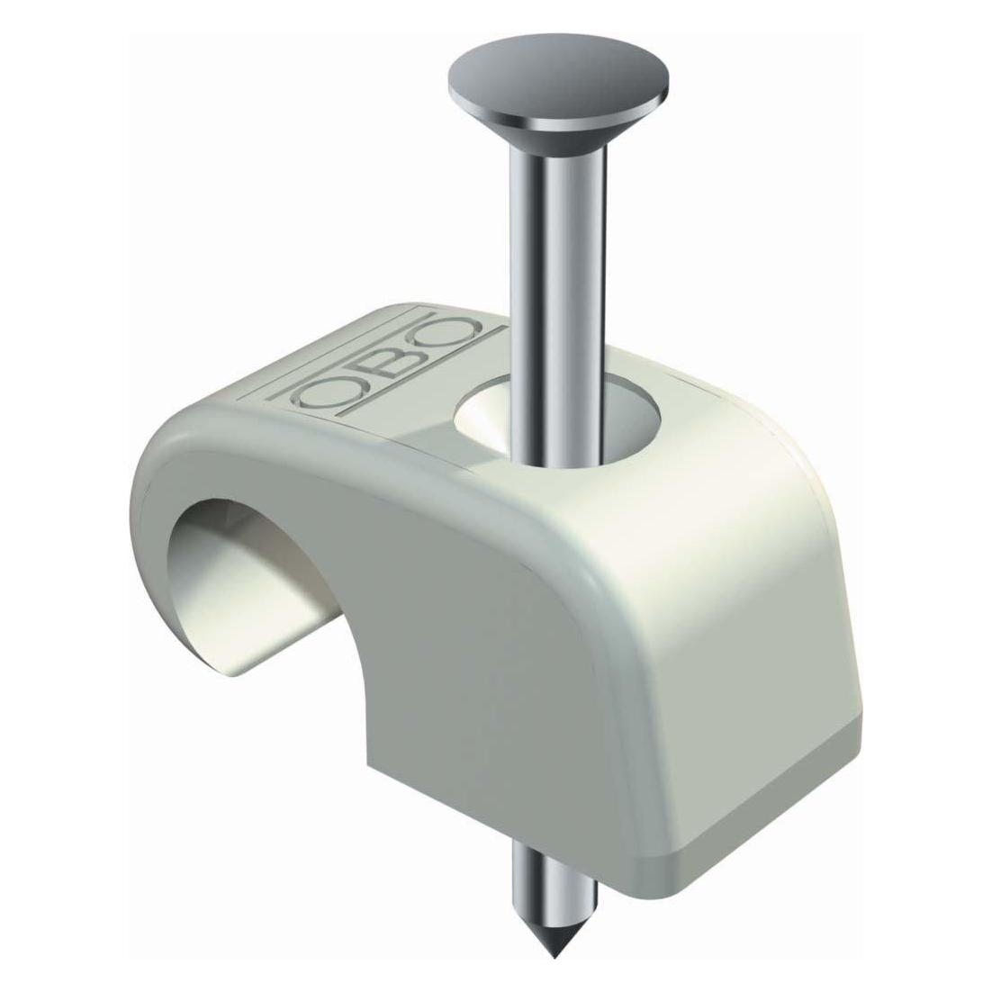 OBO Bettermann Haft-Clip 2027 10-14mm L30 lichtgrau (2228831)