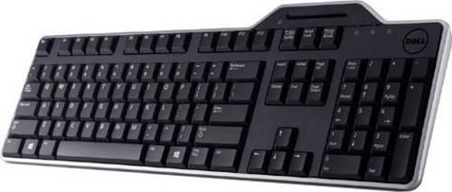 Dell KB813 USB Tastatur Deutsch, QWERTZ Schwarz Chipkarten-Leser, Spritzwassergeschützt